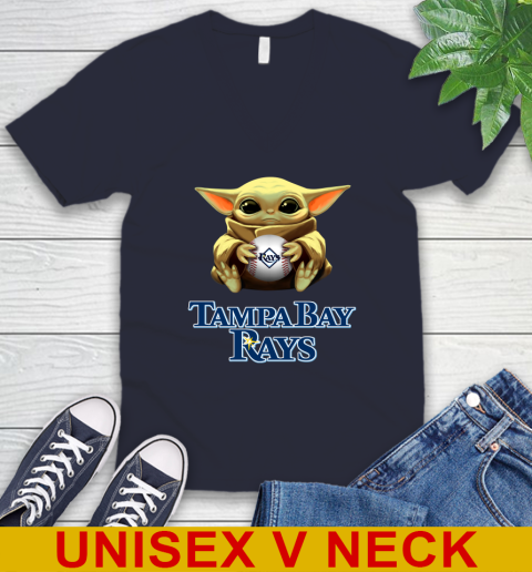 MLB Baseball Tampa Bay Rays Star Wars Baby Yoda Shirt 51