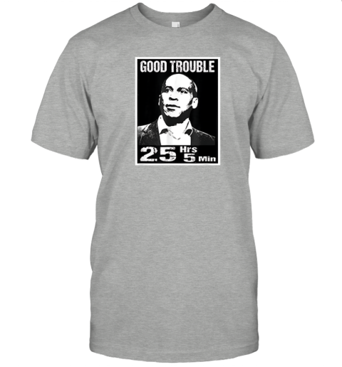 mtzi good trouble corey booker 25 hrs and 5 mins premium classic t shirt 2 front ash