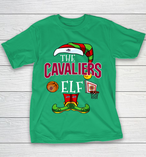 Cleveland Cavaliers Christmas ELF Funny NBA Youth T Shirt Tee For Sports
