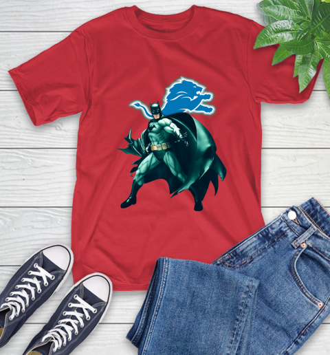 NFL Batman Football Sports Detroit Lions T-Shirt 10