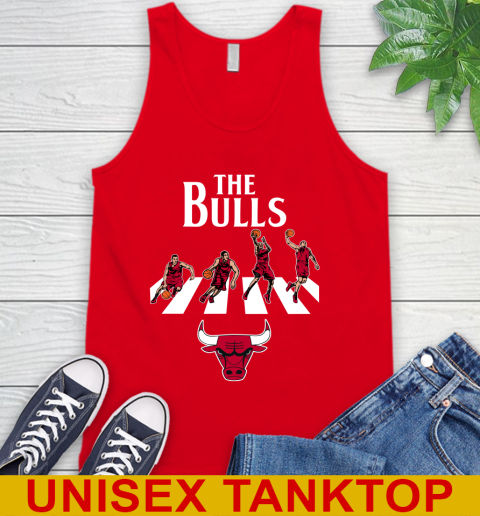 NBA Basketball Chicago Bulls The Beatles Rock Band Shirt Tank Top 5