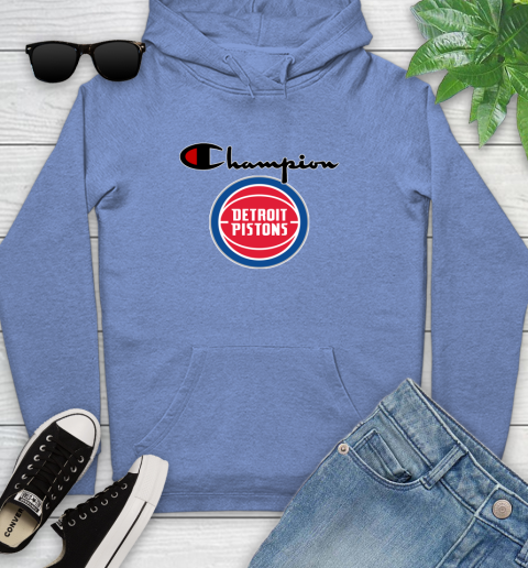 NBA Basketball Detroit Pistons Champion Shirt Youth Hoodie 9
