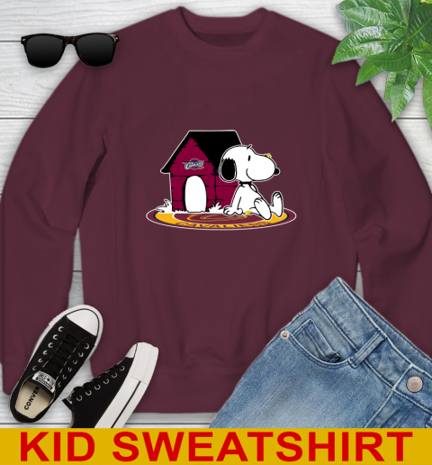 NBA Basketball Cleveland Cavaliers Snoopy The Peanuts Movie Shirt Youth Sweatshirt 5