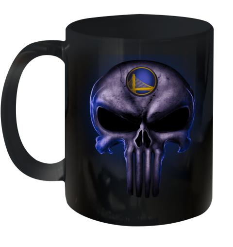 Golden State Warriors NBA Basketball Punisher Skull Sports Ceramic Mug 11oz