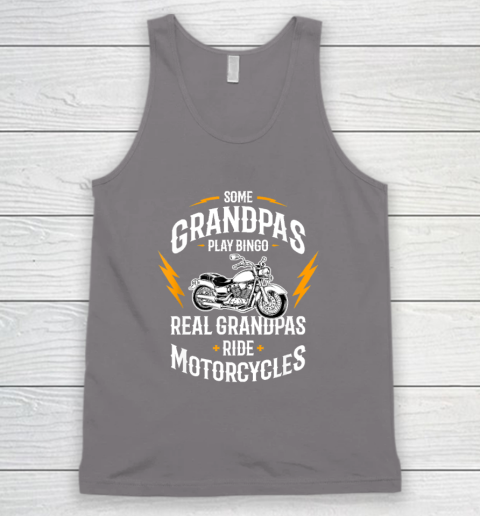 Mens Some Grandpas Play Bingo Real Grandpas Ride Motorcycles Tank Top 5