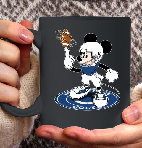 NFL Football Indianapolis Colts Cheerful Mickey Disney Shirt Ceramic Mug 11oz
