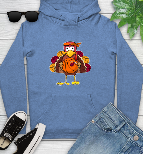 Miami Heat Turkey thanksgiving day Youth Hoodie 12