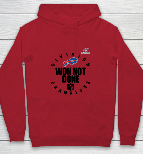 Buffalo Bills East Champions 2020 NFL Playoffs Division Won Not Done Youth Hoodie 6