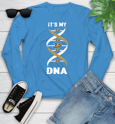 Anaheim Ducks NHL Hockey It's My DNA Sports Youth Long Sleeve 8