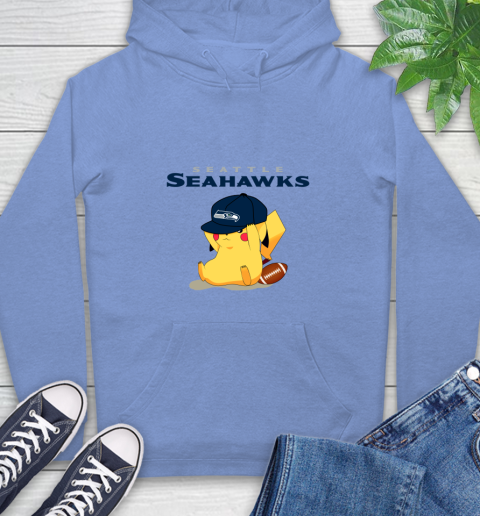 NFL Pikachu Football Seattle Seahawks Hoodie 11