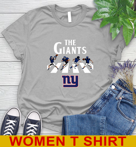 NFL Football New York Giants The Beatles Rock Band Shirt Women's T-Shirt 5