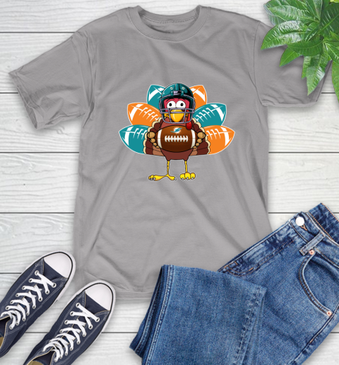 Miami Dolphins Turkey Thanksgiving Day T-Shirt 6