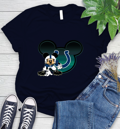 NFL Indianapolis Colts Mickey Mouse Disney Football T Shirt Women's T-Shirt 3