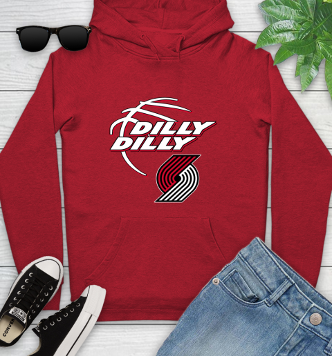 NBA Portland Trail Blazers Dilly Dilly Basketball Sports Youth Hoodie 11