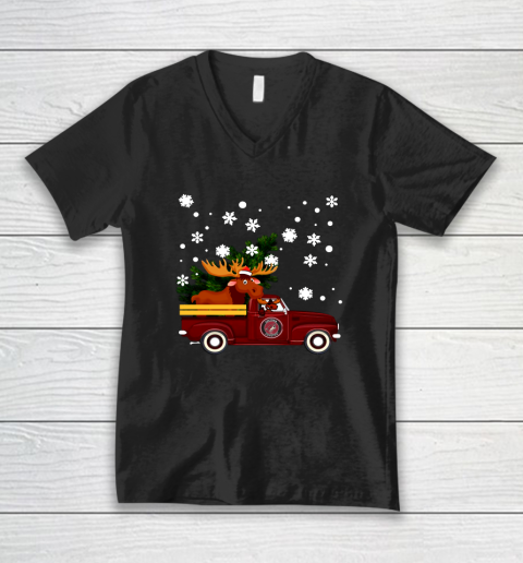Arizona Coyotes Bring Christmas Home NHL V-Neck T-Shirt