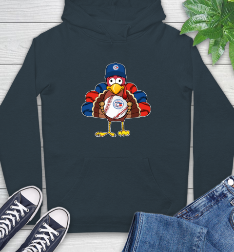 Toronto Blue Jays Turkey thanksgiving Hoodie 8 Toronto Blue Jays Turkey thanksgiving Hoodie - Image 8