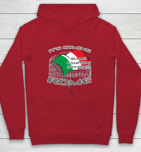 ITALIA Football Champions  SIAMO CAMPIONI D'EUROPA It's coming Rome Youth Hoodie 7