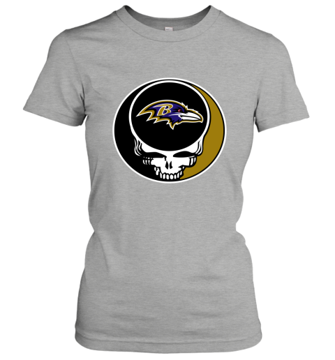 Team Baltimore Ravens X Grateful Dead Logo Band T-Shirt - T-shirts