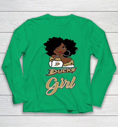 Anaheim Ducks Girl NHL Youth Long Sleeve 6