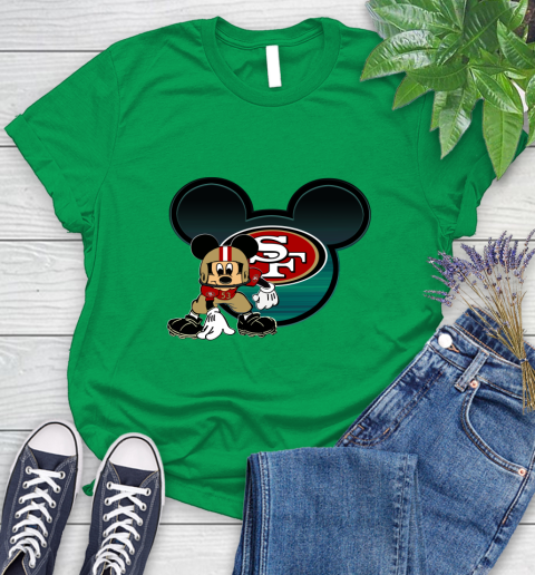 NFL San Francisco 49ers Mickey Mouse Disney Football T Shirt Women's T-Shirt 6
