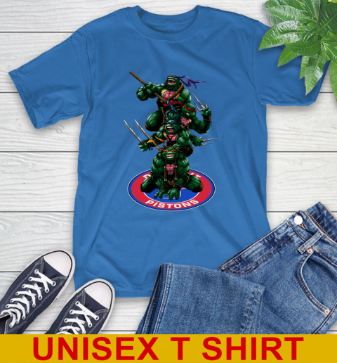 NBA Basketball Detroit Pistons Teenage Mutant Ninja Turtles Shirt T-Shirt 10 NBA Basketball Detroit Pistons Teenage Mutant Ninja Turtles Shirt T-Shirt - Image 10