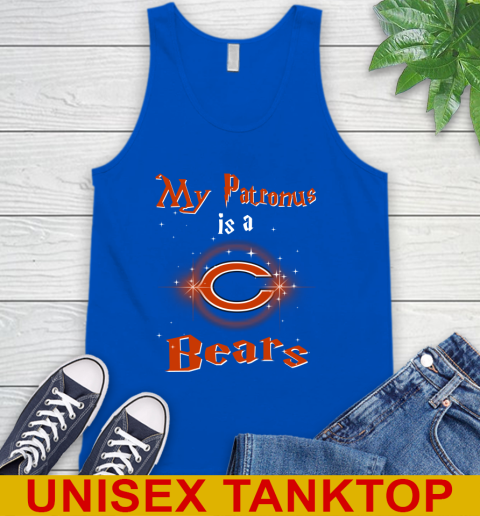NFL Football Harry Potter My Patronus Is A Chicago Bears Tank Top 4