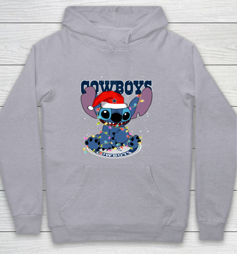 Dallas Cowboys NFL Football noel stitch Christmas Youth Hoodie 4