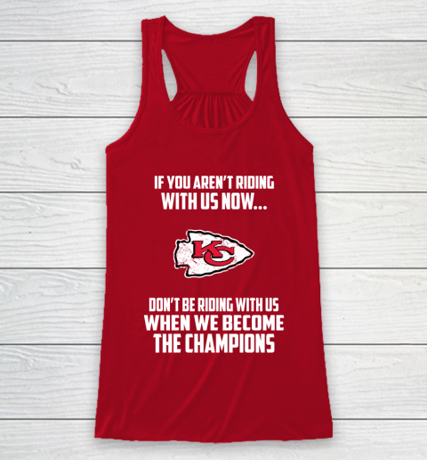 NFL Kansas City Chiefs Football We Become The Champions Racerback Tank 4