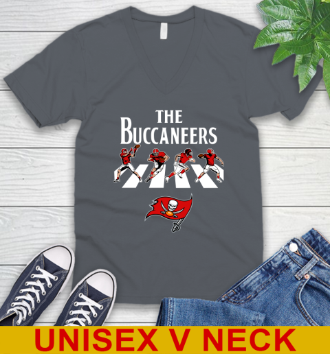 NFL Football Tampa Bay Buccaneers The Beatles Rock Band Shirt V-Neck T-Shirt 4
