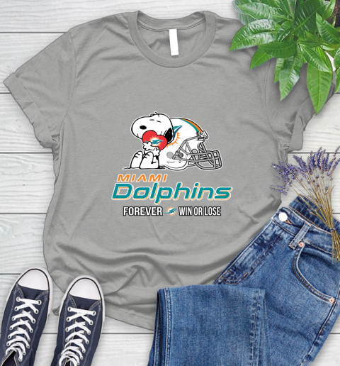 NFL The Peanuts Movie Snoopy Forever Win Or Lose Football Miami Dolphins 100