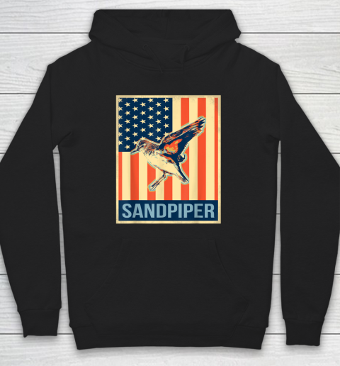 Vintage US Flag Sandpiper Hoodie