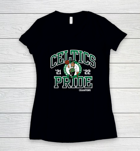 Celtics Pride Eastern Conference Champions 2022 Women's V-Neck T-Shirt