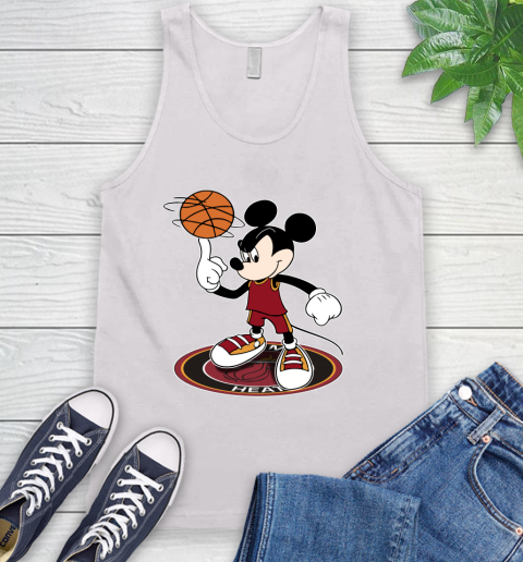 NBA Basketball Miami Heat Cheerful Mickey Disney Shirt Tank Top 2