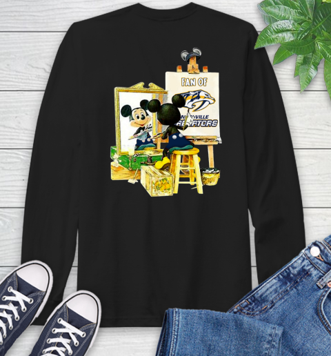 NHL Hockey Nashville Predators Mickey Drawing Shirt 54