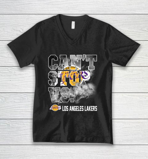 NBA Los Angeles Lakers Basketball Can't Stop Vs V-Neck T-Shirt