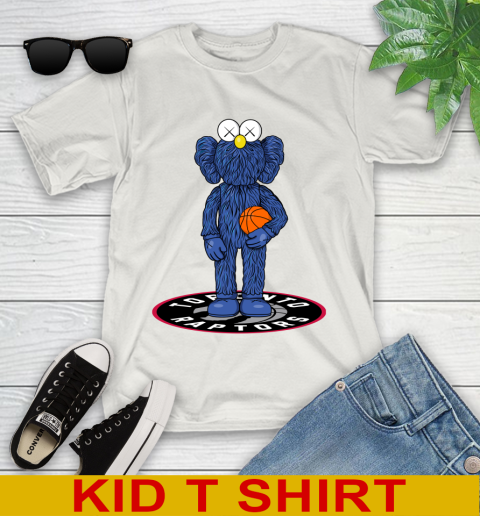 NBA Basketball Toronto Raptors Kaws Bff Blue Figure Shirt Youth T-Shirt 13 NBA Basketball Toronto Raptors Kaws Bff Blue Figure Shirt Youth T-Shirt - Image 13