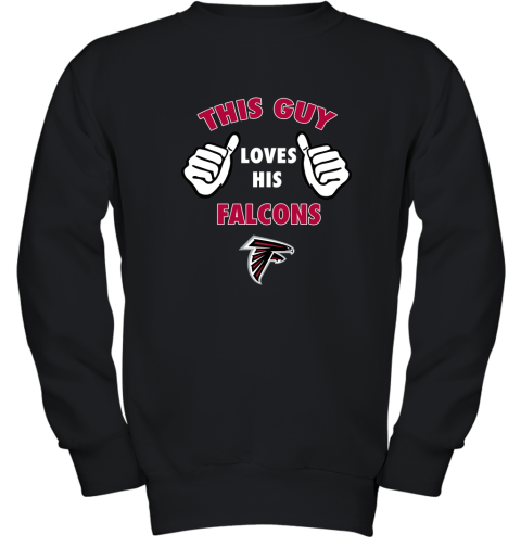 This Guy Loves His Atlanta Falcons Youth Sweatshirt
