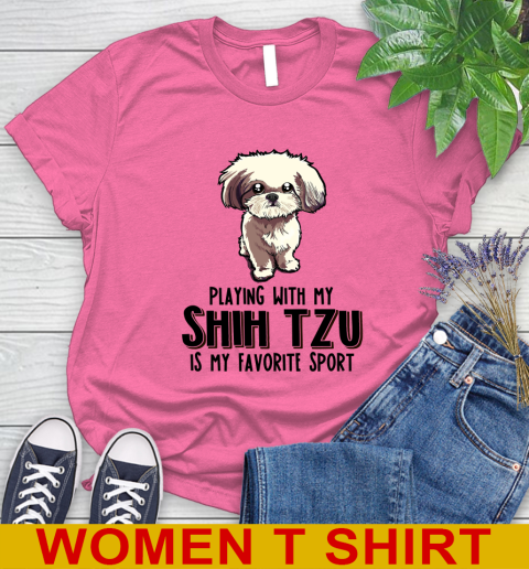 Playing with my shih tzu is my favorite sport 83
