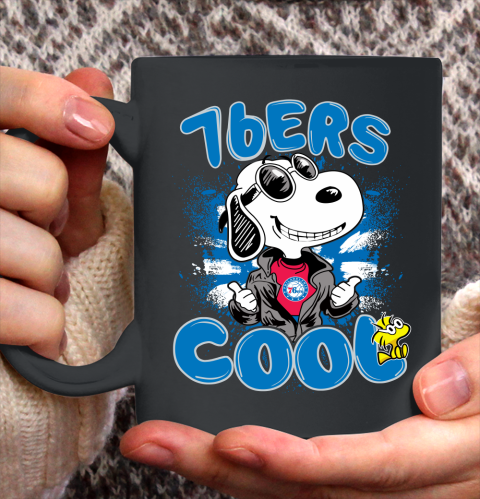 NBA Basketball Philadelphia 76ers Cool Snoopy Shirt Ceramic Mug 11oz
