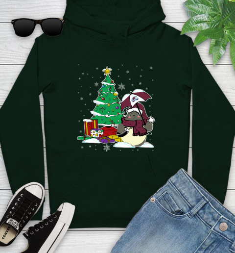 Colorado Avalanche NHL Hockey Cute Tonari No Totoro Christmas Sports Youth Hoodie 14