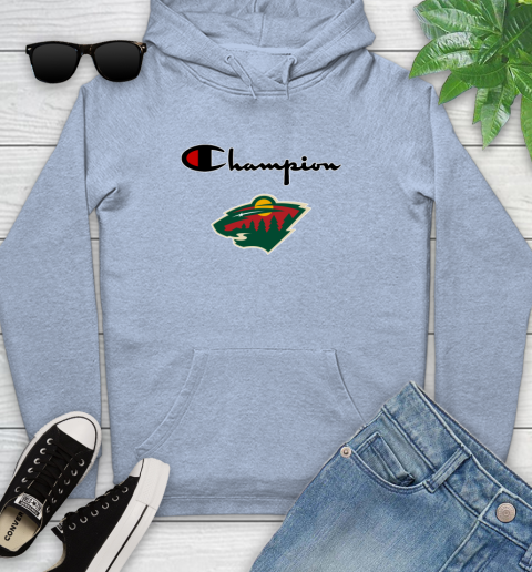 NHL Hockey Minnesota Wild Champion Shirt Youth Hoodie 7