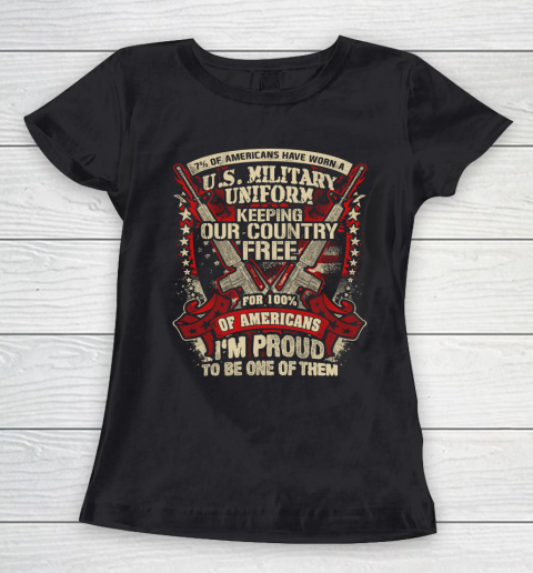 Veteran Shirt Veteran 7% Of American Women's T-Shirt