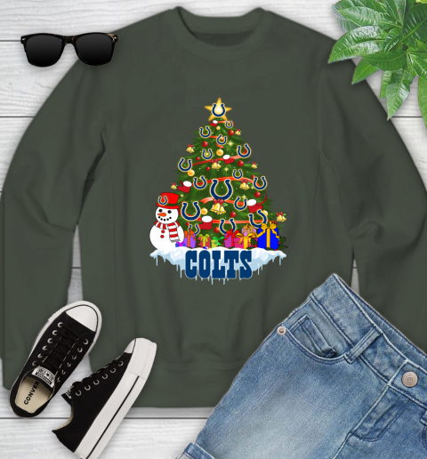 Indianapolis Colts Merry Christmas NFL Football Sports Youth Sweatshirt 10