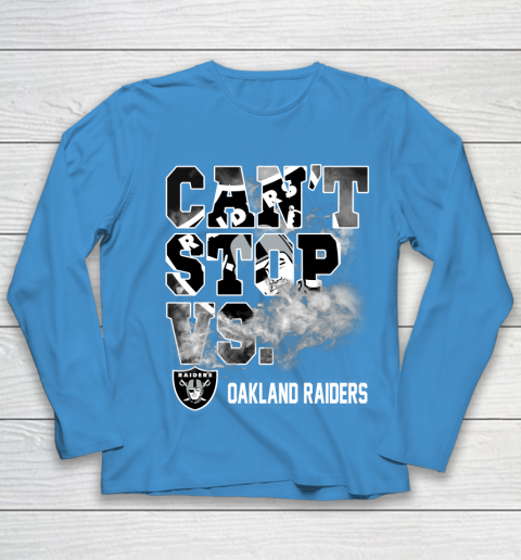 NFL Oakland Raiders Can't Stop Vs Youth Long Sleeve 5