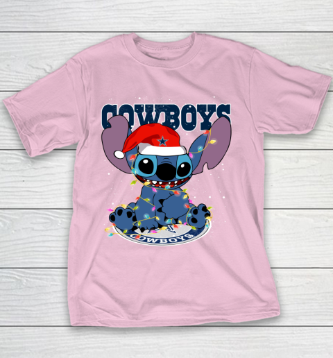 Dallas Cowboys NFL Football noel stitch Christmas Youth T-Shirt 5