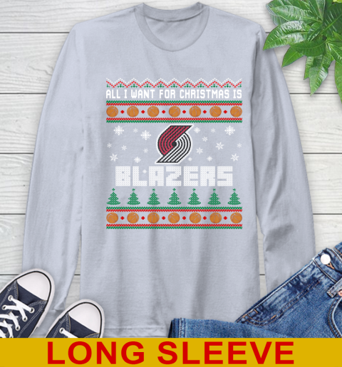 NBA All I Want For Christmas Is Portland Trail Blazers Basketball Sports 60