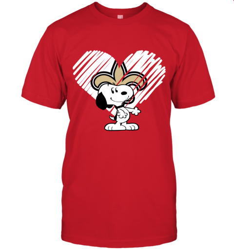 4mge i love snoopy new orleans saints in my heart nfl jersey t shirt 60 front red