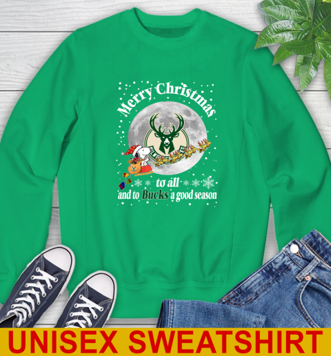 Milwaukee Bucks Merry Christmas To All And To Bucks A Good Season NBA Basketball Sports Sweatshirt 9 Milwaukee Bucks Merry Christmas To All And To Bucks A Good Season NBA Basketball Sports Sweatshirt - Image 9