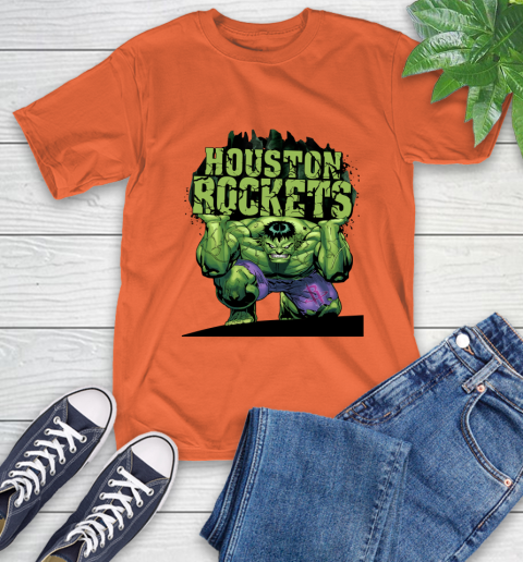 Houston Rockets NBA Basketball Incredible Hulk Marvel Avengers Sports T-Shirt 5