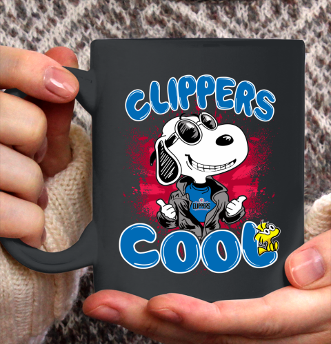 NBA Basketball LA Clippers Cool Snoopy Shirt Ceramic Mug 15oz